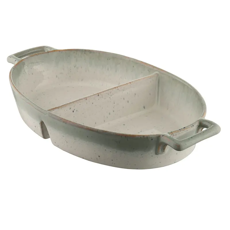 Ceramic Divided Baker – Belleek Tivoli (Model 7166) 1