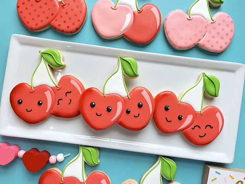 Cherry And Heart-Shaped Cookie Cutter Combo 1