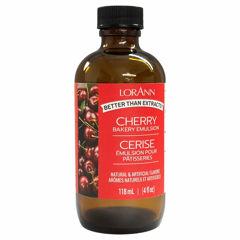 Cherry Lorann Baking Emulsion — 4 Oz Bottle 1