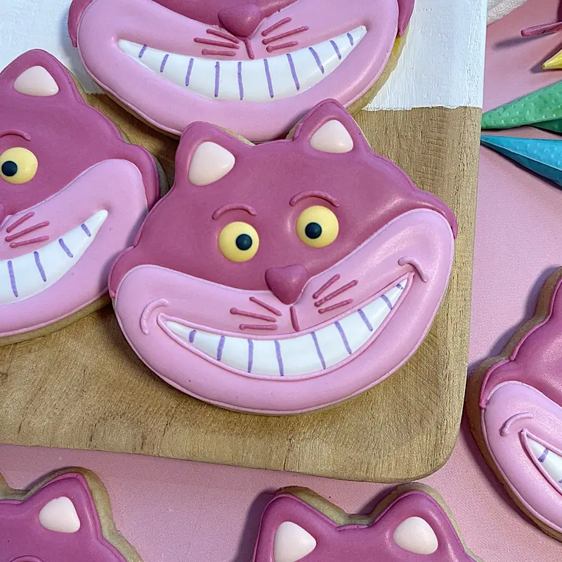 Cheshire Cat Cookie Cutter – Laser-Cut Stainless Steel 1