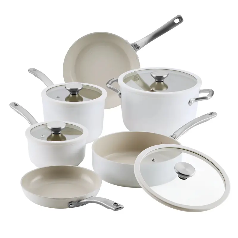 Circulon Halo Laserdefense Ceramic Non-Stick Cookware Set – 10-Piece Premium Kitchen Collection 1