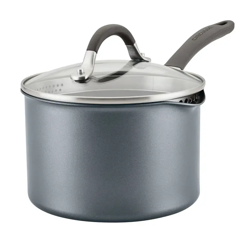 Circulon Scratchdefense 18Cm Straining Saucepan With Non-Stick Coating 1