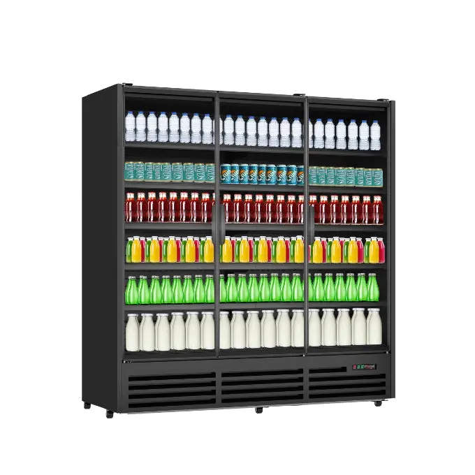 Coastal-Style Upright Glass-Door Chiller With All-Chill Technology 1