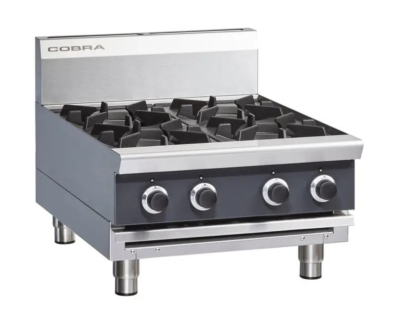 Cobra C6D-B 600Mm Four-Burner Gas Cooktop Bench Unit 1