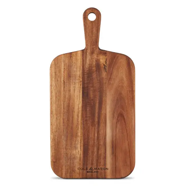 Cole & Mason Barkway Acacia Small Chopping Board – Compact Food Prep Board 1