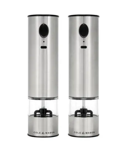 Cole & Mason Battersea Usb-Rechargeable Salt And Pepper Mill Duo 1
