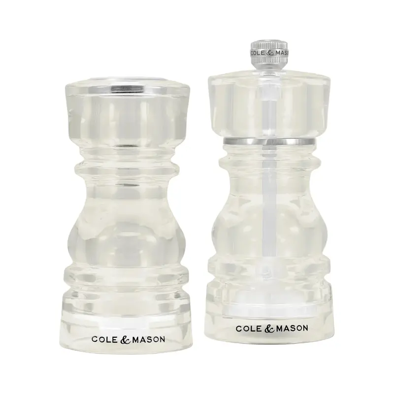 Cole & Mason London Acrylic Salt Shaker And Pepper Mill Combo (H243169) 1