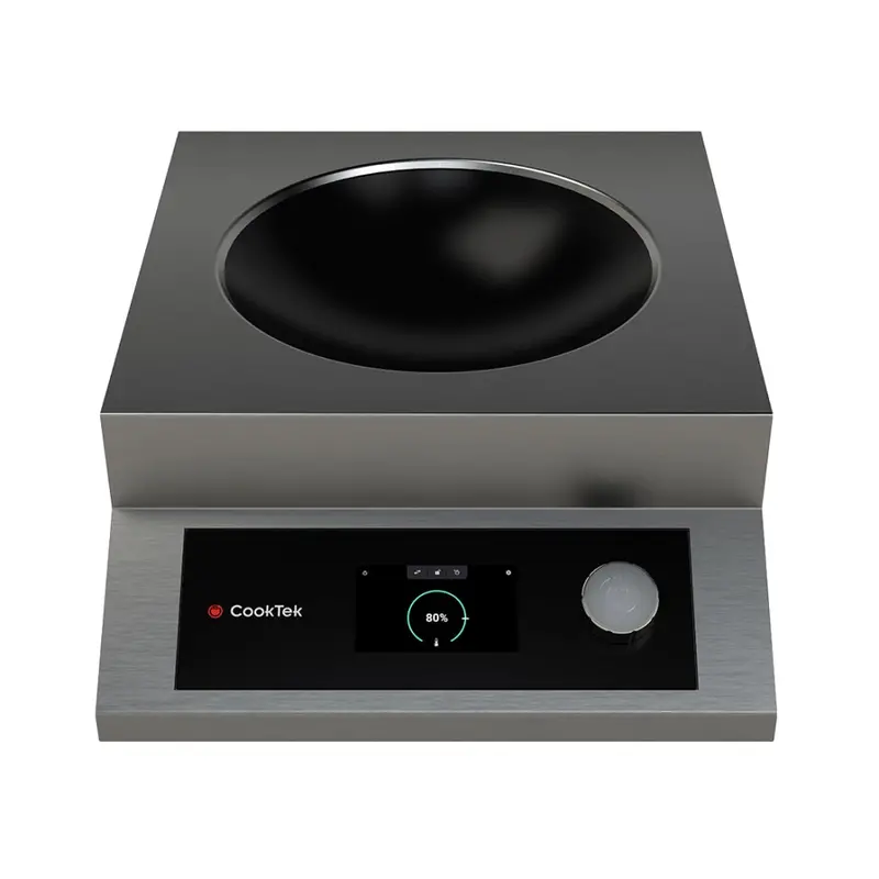 Cooktek Helios Touch Countertop Induction Wok Burner — 15A, Portable Design 1
