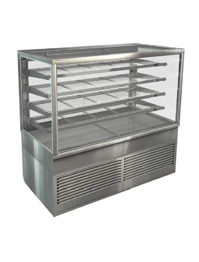 Cossiga Btght15-Sd 1500Mm Self-Serve Floor-Standing Heated Food Display Tower 1