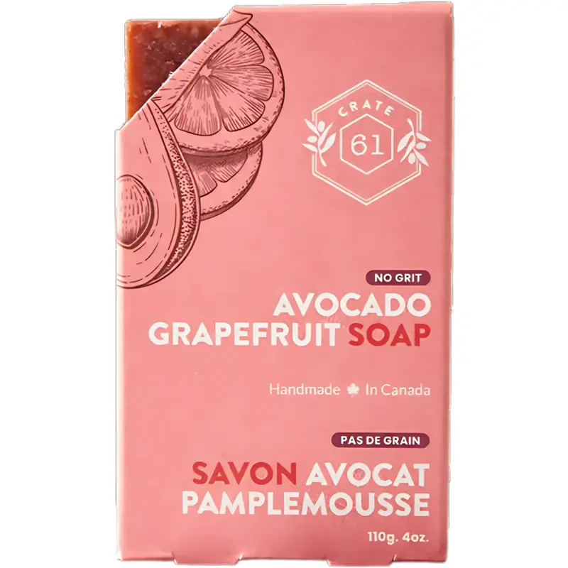 Crate 61 Avocado & Grapefruit Natural Bar Soap – 110G 1