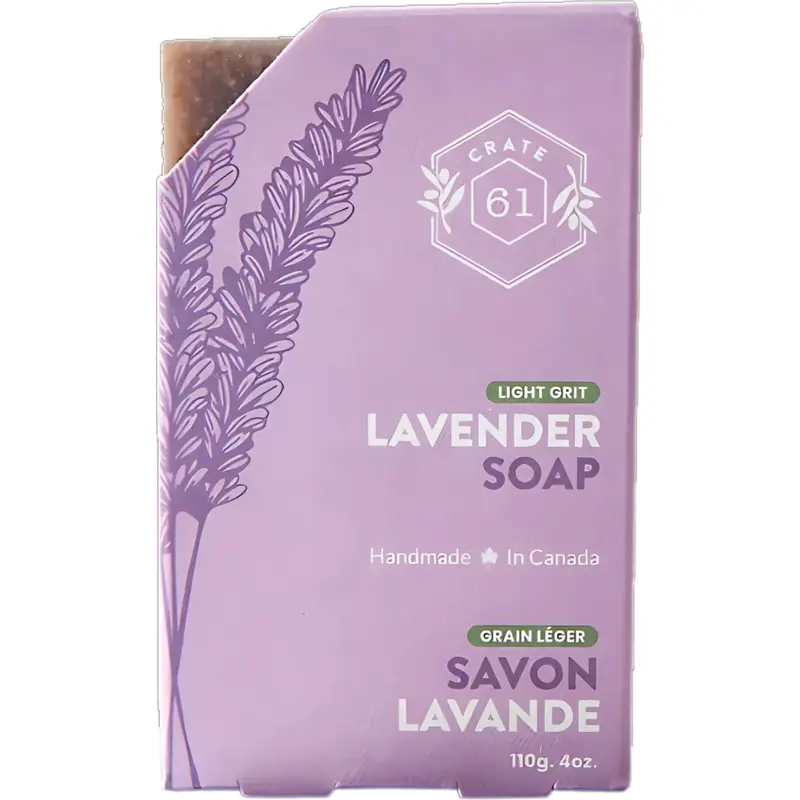 Crate 61 Lavender Natural Bar Soap – 110G 1