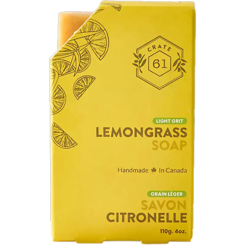 Crate 61 Lemongrass Natural Bar Soap – 110G 1