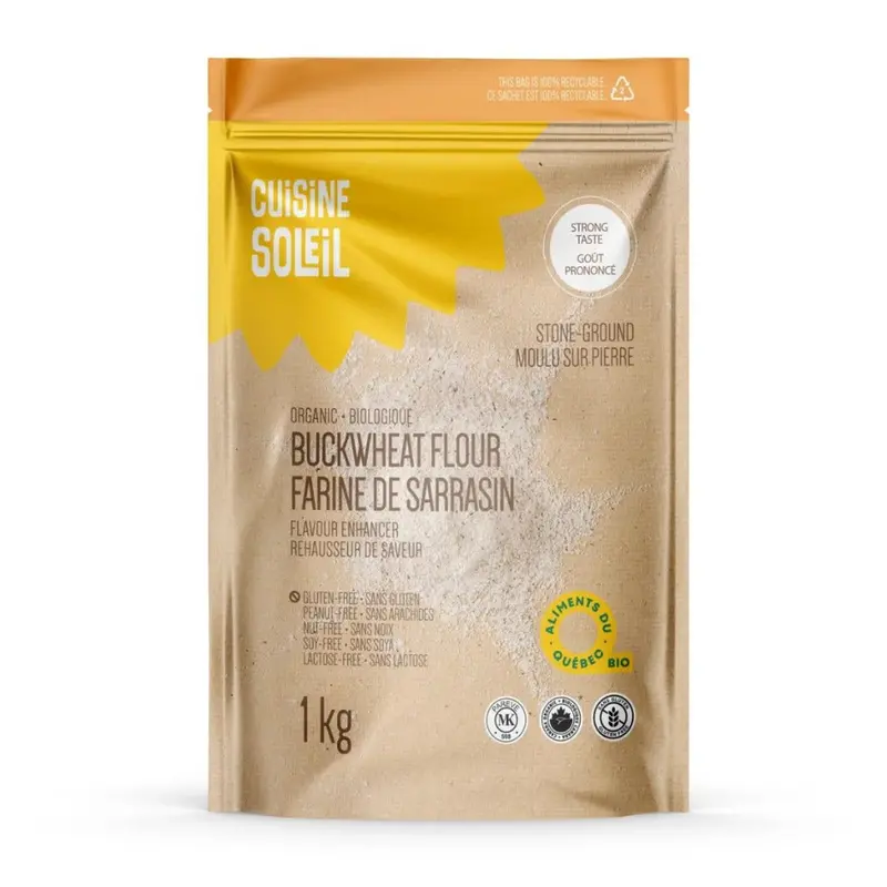 Cuisine Soleil Buckwheat Flour – Organic, Gluten-Free, 1Kg 1