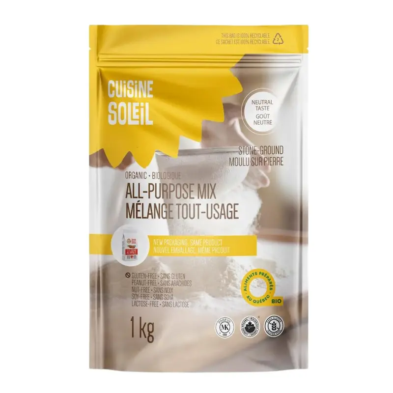 Cuisine Soleil Organic Gluten-Free All-Purpose Baking Flour – 1Kg 1