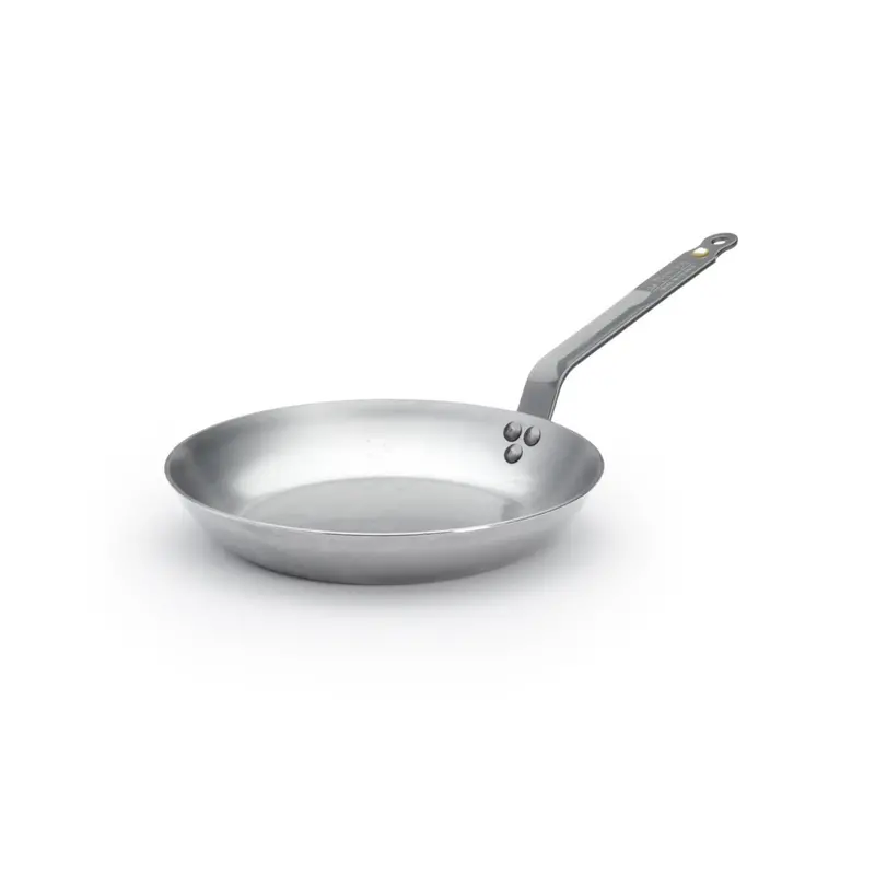 De Buyer Mineral B Steel Fry Pan – 24 Cm Balanced Cast Steel Cookware 1