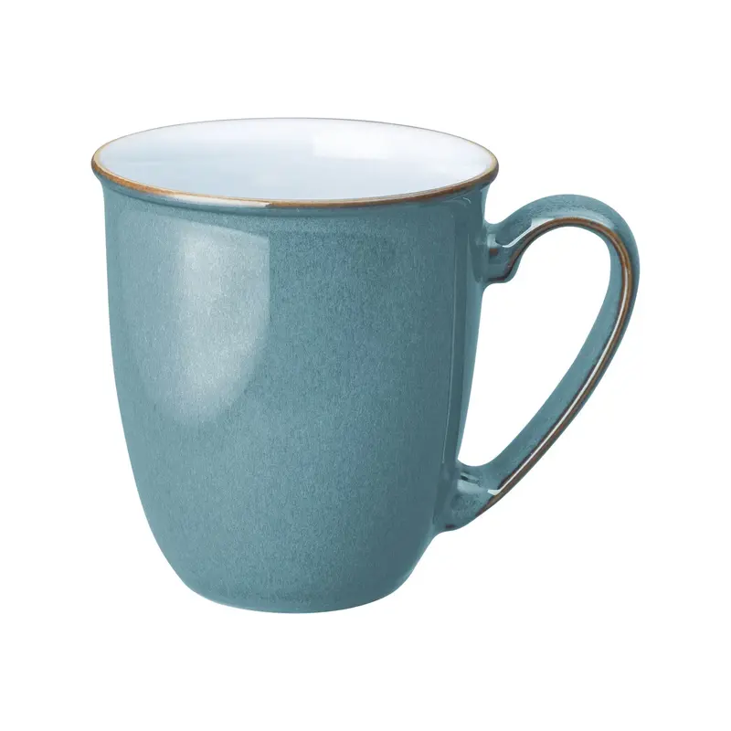 Denby Azure Coffee Beaker – Ergonomic Ceramic Travel Mug 1