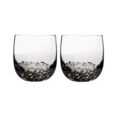 Denby Classic Jet Black Double-Wall Tumblers (2-Pack) 1