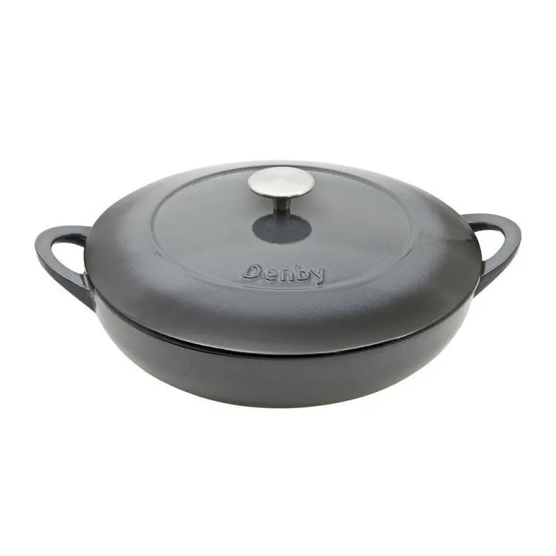 Denby Halo Cast Iron 30Cm Shallow Casserole Dish 1