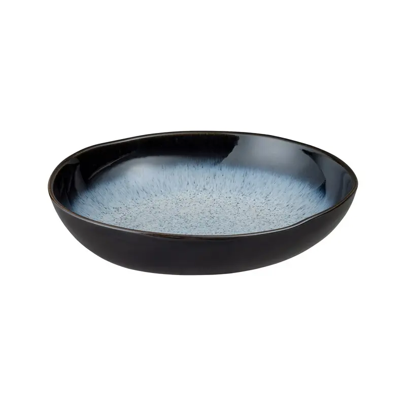 Denby Halo Large Organic-Shaped Dish – Artisan-Inspired Serving Piece 1
