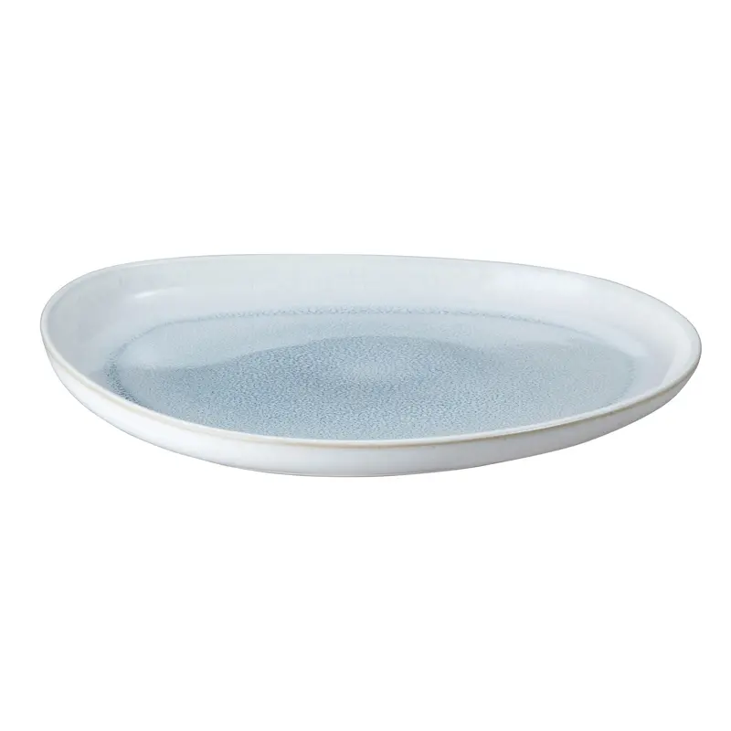 Denby Kiln Blue Large Organic Serving Platter 1