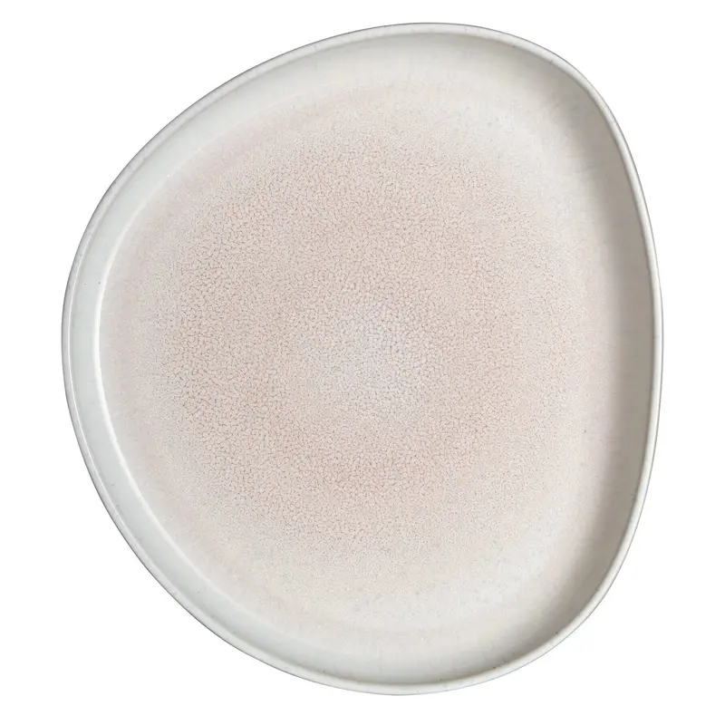 Denby Kiln Coral Large Organic Platter – Generous Serving Tray With Artisan Edge 1