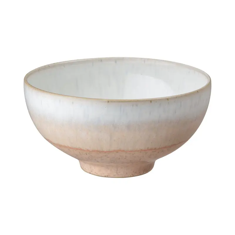 Denby Kiln Coral Rice Bowl – Ergonomic Ceramic Bowl For Everyday Use 1