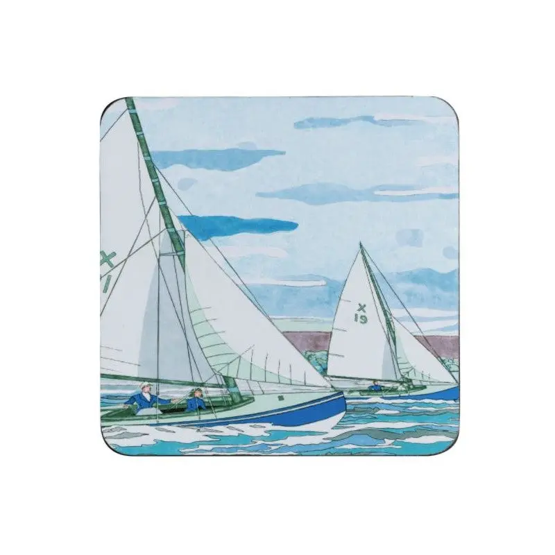 Denby Sailing Theme Coaster Set (6 Pcs) 1
