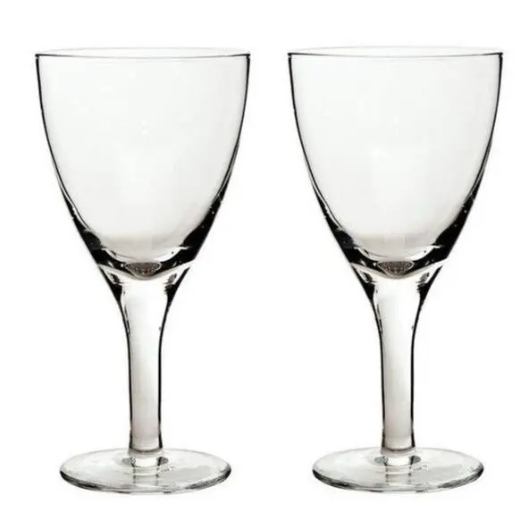 Denby Universal Wine Glass Pair – Elegant Stemware Set 1