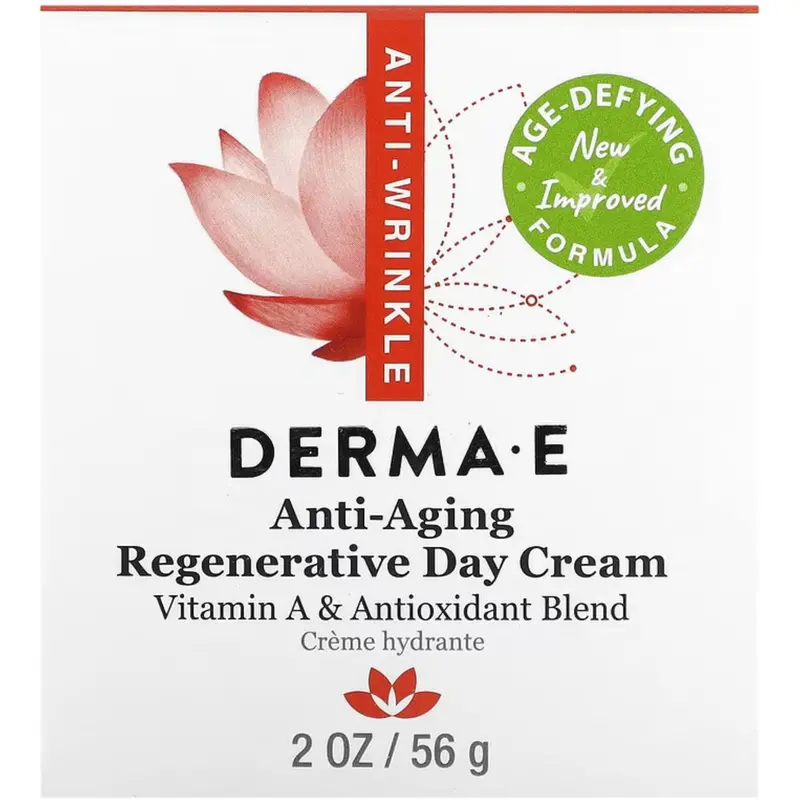 Derma E Regenerative Day Cream – Lightweight Anti-Aging Moisturizer, 56 G 1