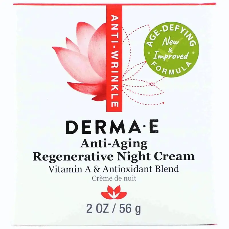 Derma E Regenerative Night Cream – Anti-Aging Overnight Repair, 56 G 1