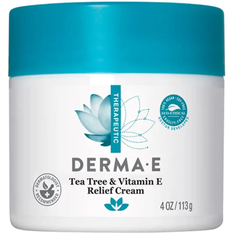 Derma E Tea Tree & Vitamin E Soothing Relief Cream – 113 G 1