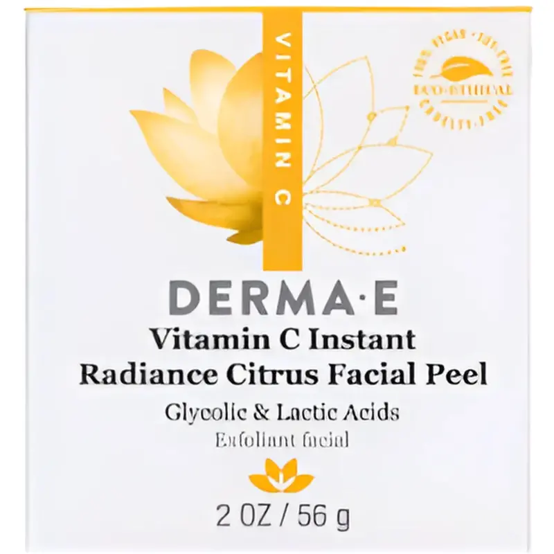 Derma E Vitamin C Citrus Facial Peel – Brightening Instant Radiance Treatment, 56 G 1