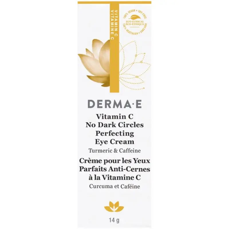 Derma E Vitamin C Eye Cream – Dark Circle Corrector & Brightener, 14 G 1