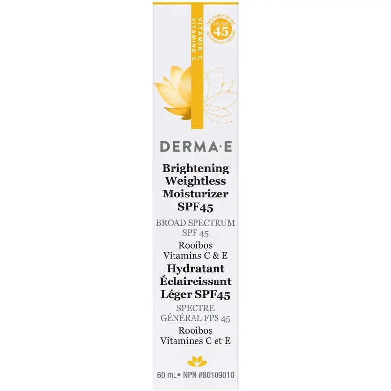 Derma E Vitamin C Moisturizer With Spf 45 – Weightless Daily Sun Protection, 60 Ml 1