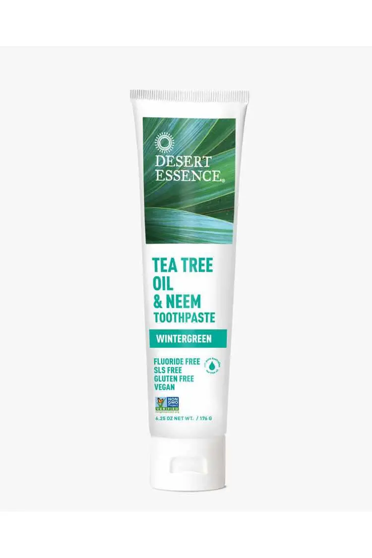 Desert Essence Wintergreen Tea Tree & Neem Toothpaste – 176 G 1