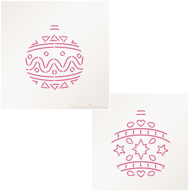 Diy Ornament Stencil Set – 2-Piece 1