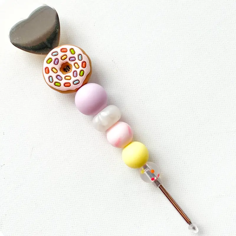 Donut-Themed 'Worry Less, Smile More' Cookie Scribe 1
