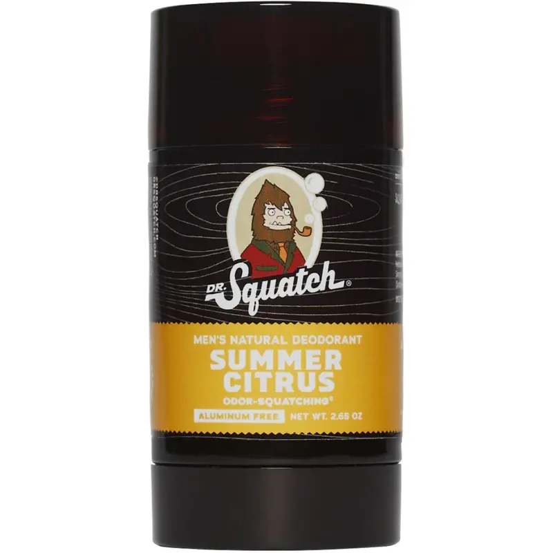 Dr. Squatch Summer Citrus Deodorant For Men – 75G Aluminum-Free Odor Protection 1