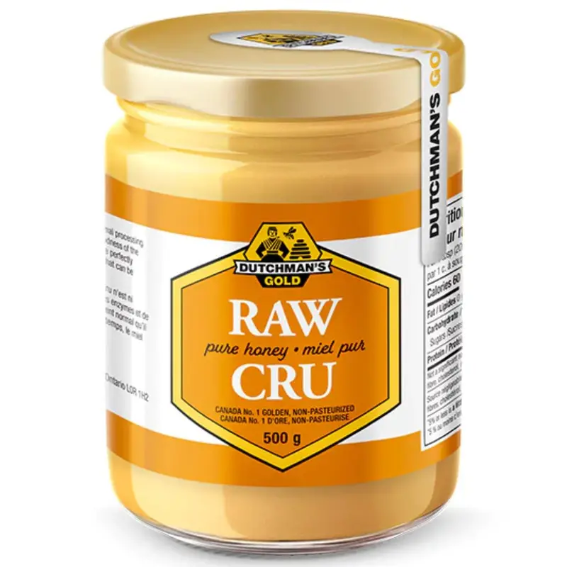Dutchman'S Gold Unfiltered Raw Honey – Pure, Unpasteurized, 500G 1