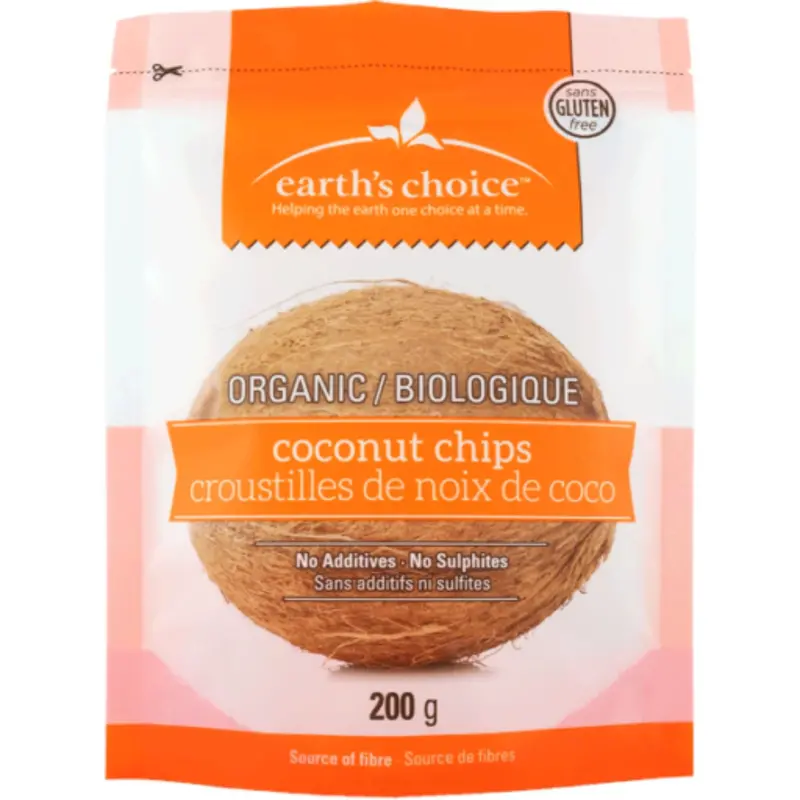 Earth'S Choice Organic Toasted Coconut Chips (200G) 1