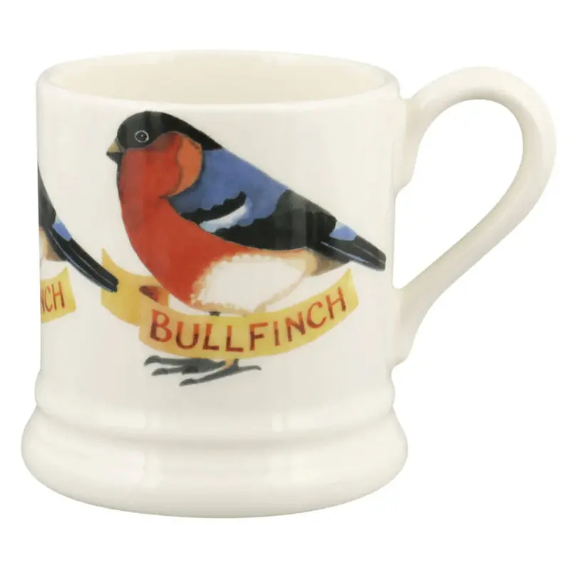 Emma Bridgewater Bullfinch Half-Pint Mug – Hand-Thrown Ceramic Coffee Cup 1