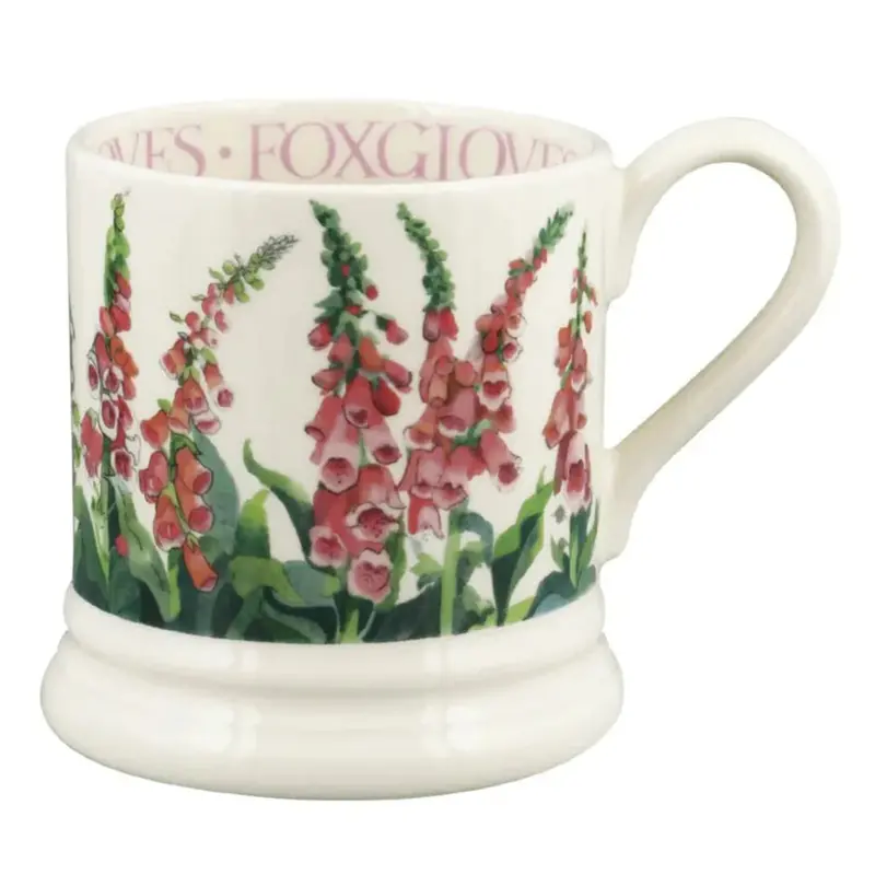 Emma Bridgewater Foxgloves Half-Pint Ceramic Mug 1