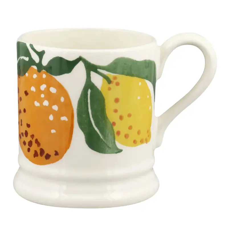 Emma Bridgewater Oranges & Lemons Mug – 1/2-Pint Hand-Painted Ceramic 1