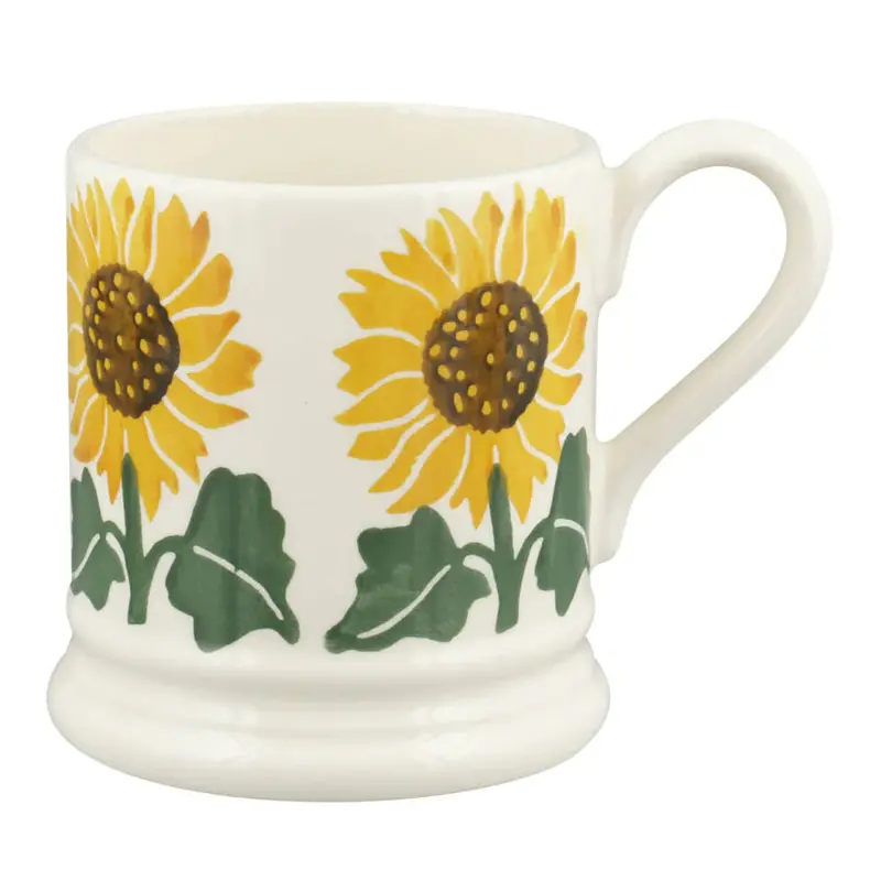 Emma Bridgewater Sunflower Mug – Hand-Decorated 1/2-Pint Ceramic Cup 1