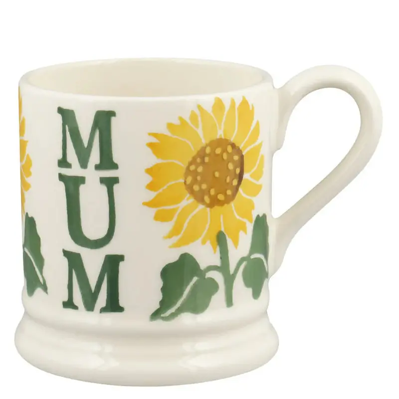 Emma Bridgewater Sunflower 'Mum' Ceramic Mug – 1/2 Pint Capacity 1