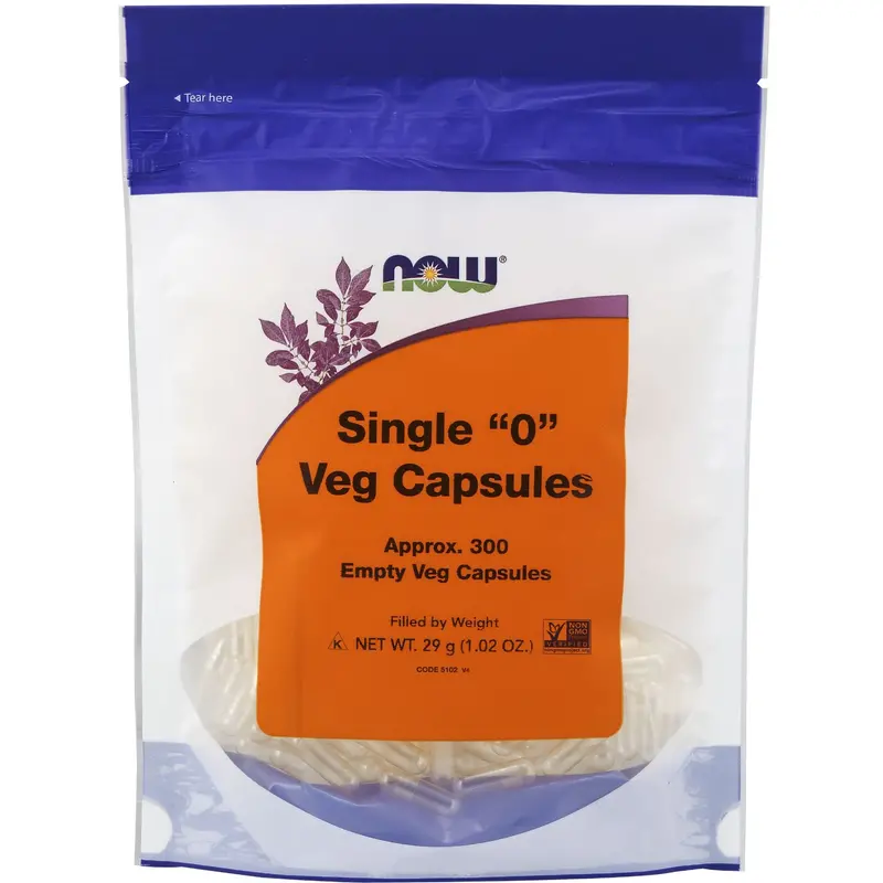 Empty Veggie Capsules – Size '0', 300 Count 1