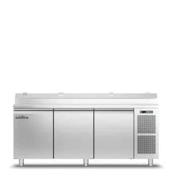 En60X40 Prep Station Counter – 3-Door Commercial Refrigerated Workbench 1