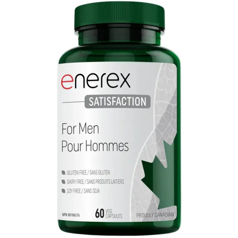 Enerex Satisfaction For Men – Libido & Vitality Support, 60 Capsules 1