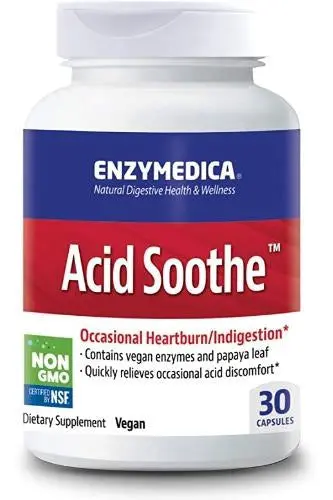Enzymedica Acid Soother Natural Stomach Comfort Formula – 30 Capsules 1