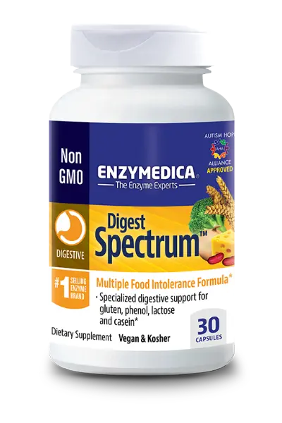 Enzymedica Digest Spectrum Broad-Spectrum Enzyme Formula – 30 Capsules 1